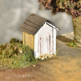 Rural Outhouse Kit, N Scale